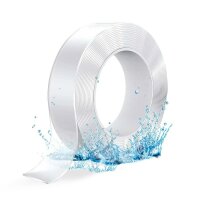 Doppelseitiges 2cm breites wasserdichtes Nano Tape 5m Transparent