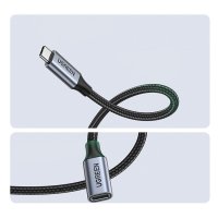 Ugreen Verlängerungskabel USB C 3.1 Stecker / Buchse 10Gb/s 1m grau