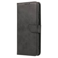 Premium Magnet Case Buch Tasche Schutzhülle aufklappbare Hülle Standfunktion Zubehör kompatibel mit HONOR 90 LITE Schwarz