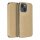 Dual Pocket Holster Buch Tasche kompatibel mit Samsung Galaxy A55 5G Gold