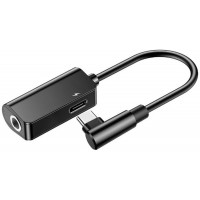 Baseus Audio Adapter USB-C zu Mini Jack 3,5 mm und USB-C...