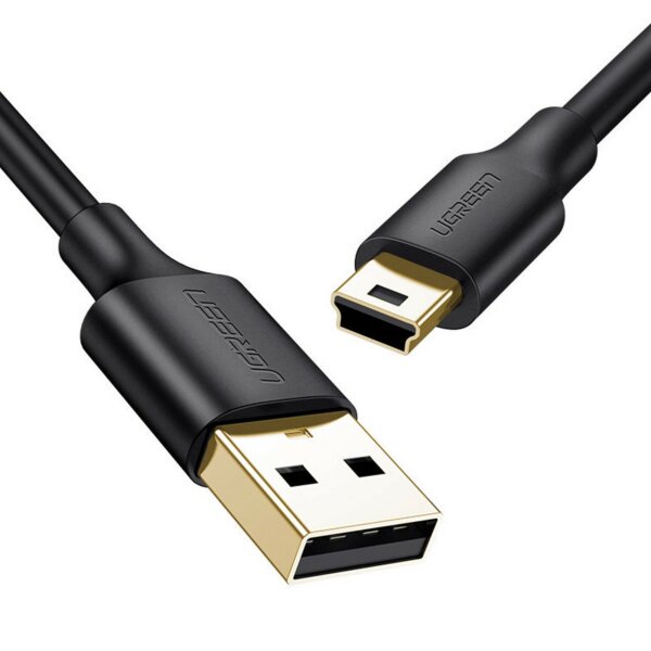 Ugreen Kabel USB - Mini-USB 480 Mbit/s 1 m schwarz