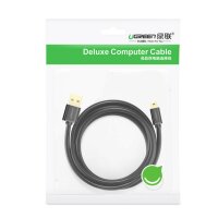 Ugreen Kabel USB - Mini-USB 480 Mbit/s 1 m schwarz