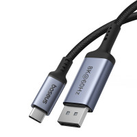 Baseus High Definition Series USB-C auf DisplayPort 1.4 8K 60Hz Unidirektionales Kabel Schwarz