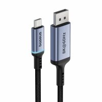 Baseus High Definition Series USB-C auf DisplayPort 1.4 8K 60Hz Unidirektionales Kabel Schwarz