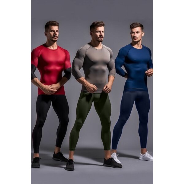 Bruce 80 DEN Mikrofaser-Meggings Strumpfhose für Herren