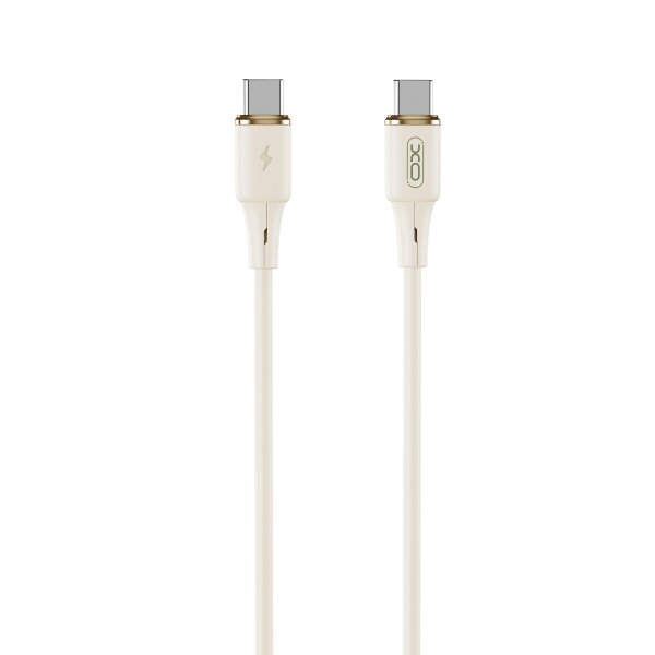 XO Ladekabel / Datenkabel NB-Q261 PD USB-C - USB-C 1m beige 60W