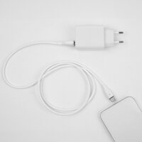 Forever Ladekabel / Datenkabel USB - USB-C 1,0 m 6A Weiß