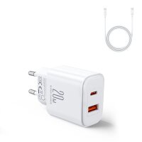 EU Joyroom JR-TCF05 20W USB-A USB-C-Ladegerät +...