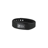 Forever Wasserdichtes Sport-Fitness-Armband 75mAh mit Bluetooth Technologie Schwarz
