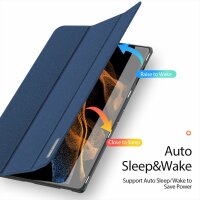 Dux Ducis Domo Hartschale mit Smart Sleep und integrierter Standfunktion kompatibel mit Samsung Galaxy Tab A9 8.7"