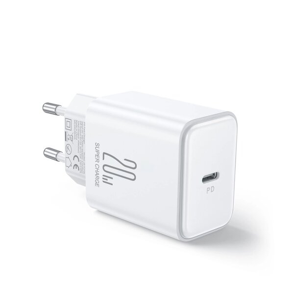 Joyroom Ladegerät JR-TCF06 USB-C-Anschluss 20W PD-Schnellladegerät - Weiss