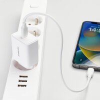 Joyroom Ladegerät JR-TCF06 USB-C-Anschluss 20W PD-Schnellladegerät - Weiss