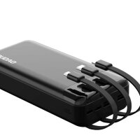 Dudao Powerbank mit 3 eingebauten Kabeln 20000mAh...