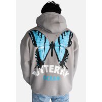 Unisex Oversize Butterfly fleece Hoodie