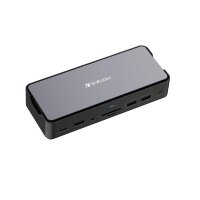 Docking Station, USB-C Pro, CDS-15SSD, 15-Port 4x USB 2.0/3.2-A, 2x USB 3.2-C, 2x HDMI 8K, DP RJ45, Audio, SD, microSD, SSD 256GB M.2