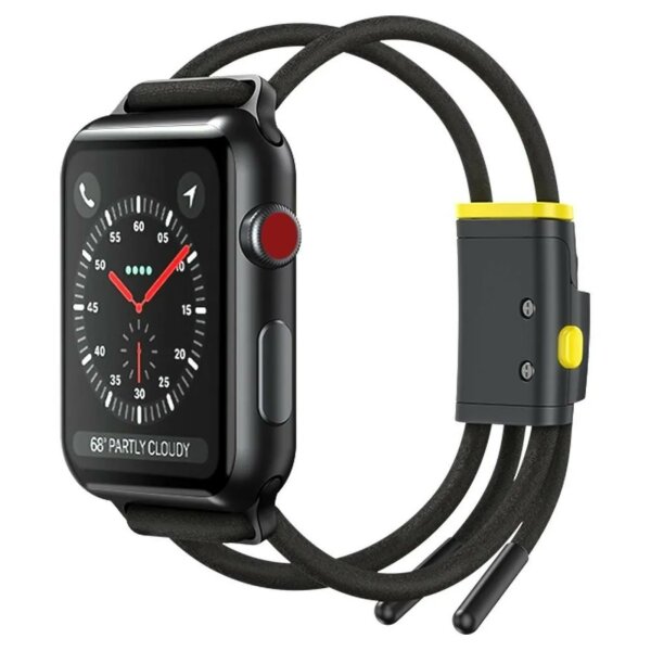 Baseus Armband kompatibel mit Watch 42 mm/44 mm Grau/Gelb