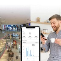 Sonoff SPM-Main Smart Switch Wi-Fi / Ethernet-Leistungsmesser in Weiß