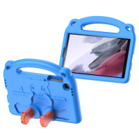 Panda Armor Tablet Tasche Gehäuse für Samsung Galaxy Tab A9 Plus Schutzhülle für Kinder + Standfunktion EVA Blau