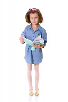 Stilvolle Kindermode: Kinderstrumpfhose mit fröhlichem Herzmuster 20 DEN