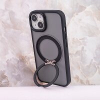 Mag Ring Rotating case kompatibel mit iPhone 14 Pro Max 6,7" Schwarz