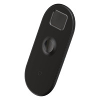 Baseus 3in1 kabelloses Ladegerät in Schwarz für Kopfhörer, Smartwatches, Smartphones