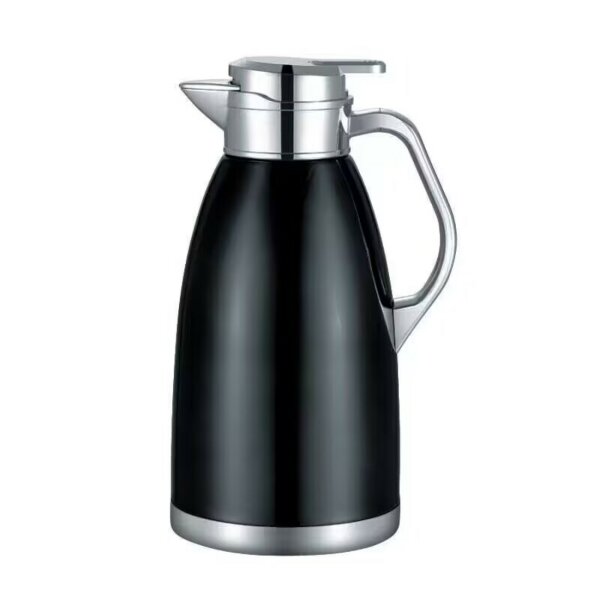 2,3L Edelstahl Thermoskanne Isolierkanne Thermosflasche Kaffeekanne Doppelwandig