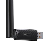 Baseus BS-OH173 650 Mbit/s 5 GHz USB-Netzwerkkarte kompatibel mit Linux, Windows Schwarz