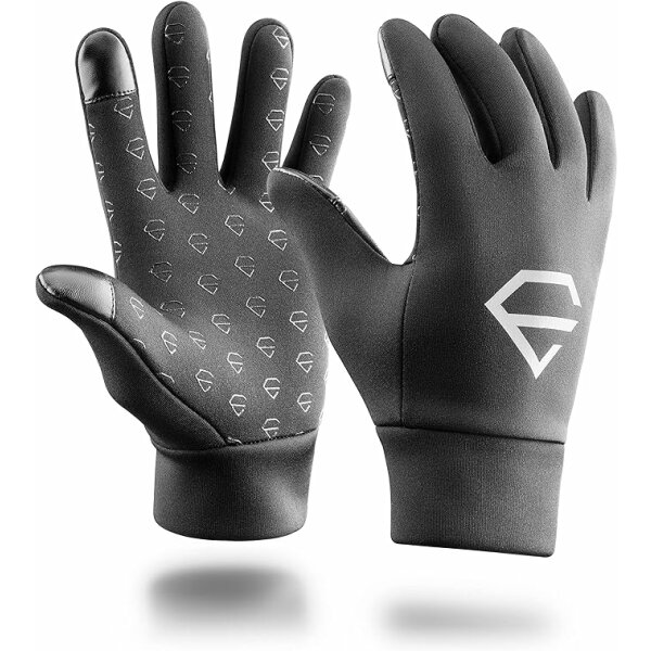 Touchscreen Handschuhe - 1 Paar - Laufhandschuhe/Performance Gloves für eine einfache Bedienung des Display ohne die Handschuhe abzuziehen (M)