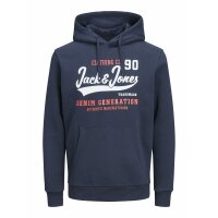 Jack & Jones Hoodie Hoodie Logo Kapuzensweatshirt Navy