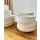 Zoha Geschirrset 24- teilig geriffelt- Spülmaschinen geeignet - Tafelserivce für 6 Personen - weisses Geschirr - skandinavischer Kombiservice - Porzellan Geschirr set weiß