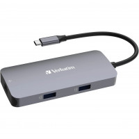 Verbatim USB-C Pro Multiport-Hub CMH-05, 5 Port, 2x USB...
