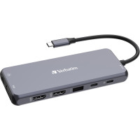 Verbatim USB-C Pro Multiport-Hub CMH-14, 14 Port,...