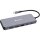 Verbatim USB-C Pro Multiport-Hub CMH-14, 14 Port, Dockingstation Grau