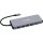 Verbatim USB-C Pro Multiport-Hub CMH-14, 14 Port, Dockingstation Grau