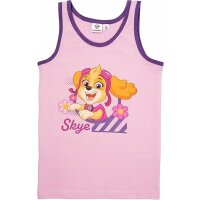 Paw Patrol Unterhemd für Mädchen Kinder Tank Top Hemdchen Unterwäsche Rosa/Weiß (2er Pack)