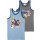 Paw Patrol Unterhemd für Jungen Kinder Tank Top Hemdchen Unterwäsche Blau/Grau (2er Pack)