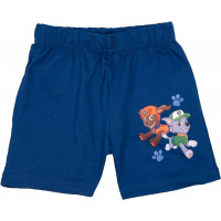 Paw Patrol Schlafanzug für Jungen 110/116 - Kinder Pyjama Set Kurzarm Oberteil mit Hose Blau