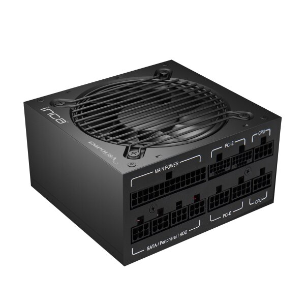 INCA IPS-1050XN Silent Power Supply Kompatibel mit dem neuesten ATX 12V V2.3 Standard Der extrem leise 120-mm-Lüfter sorgt für einen außergewöhnlichen Luftstrom. (1050XN)