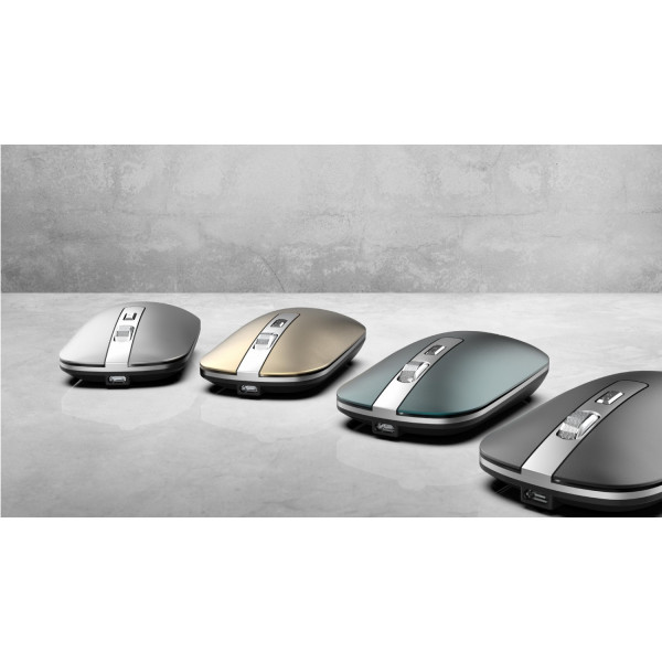 Inca Bluetooth & kabellose 2,4G kabellose optische Maus wiederaufladbare 800-1200-1600 Dpi Silent-Maus