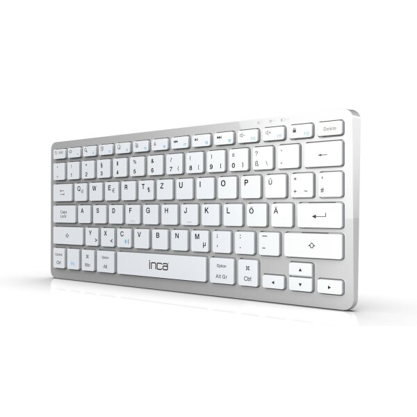 Inca Smart Tastatur wiederaufladbare Keyboard Bluetooth 5.0