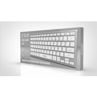 Inca Smart Tastatur wiederaufladbare Keyboard Bluetooth 5.0