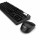 INCA Tastatur IWS-549U Wireless Set inkl Maus, Kabellos, Schwarz, QWERTY