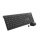 INCA IWS-519 Wireless Kabellos Multimedia Slim Chocolate Design Tastatur & Maus Set