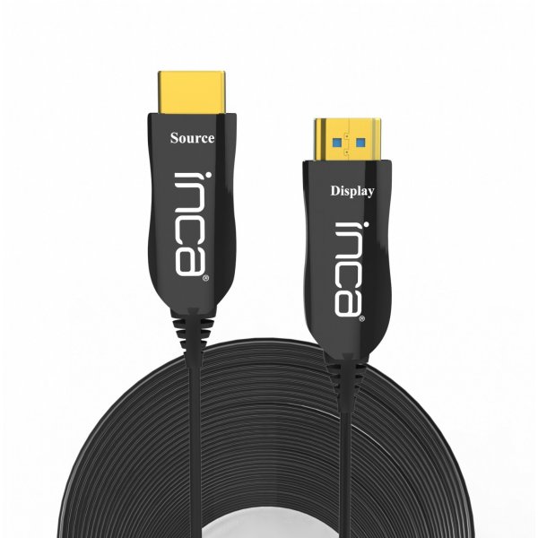 Inca HDMI zu HDMI Verbindungskabel 4K 30Hz High Speed Ethernet HDR Full UHD Kabel Adapter