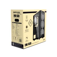 INCA EMPOUSA Premium Computer CASE EMG-15XB 4x ARGB Lüfter LED Glasscheibe schwarz