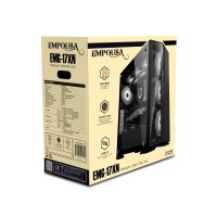 INCA EMPOUSA Premium Computer CASE EMG-17XN 4x ARGB Lüfter Fernbedienung Gaming-Gehäuse