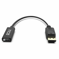 INCA Displayport zu HDMI Adapter 20cm Displayport-Stecker, HDMI-Buchse schwarz