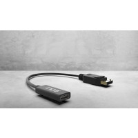 INCA Displayport zu HDMI Adapter 20cm Displayport-Stecker, HDMI-Buchse schwarz