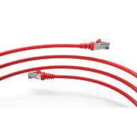 Inca ICAT6-03TK RJ45 Cat6 UTP Netzwerkkabel Ethernetkabel LAN-Kabel Rot 3 Meter